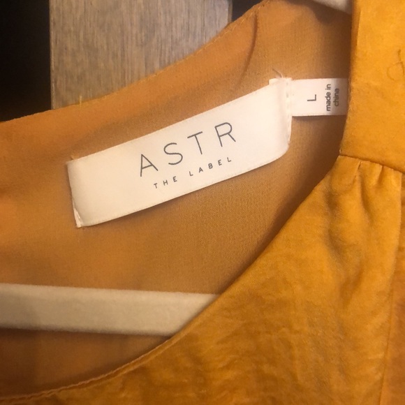 2/$30 Golden yellow puff sleeve blouse - Picture 4 of 6